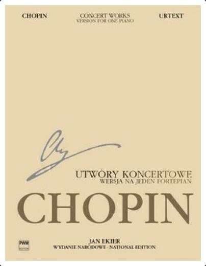 okładka Utwory koncertowe w. na 1 fortepian książka | Fryderyk Chopin