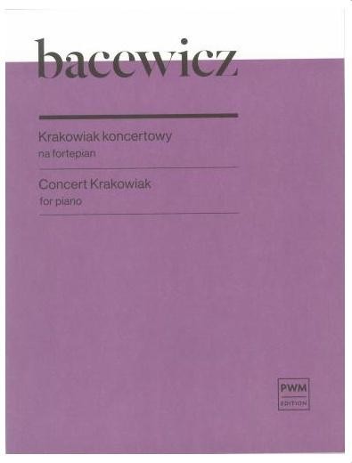 okładka Krakowiak koncertowy na fortepian książka | Bacewicz Grażyna