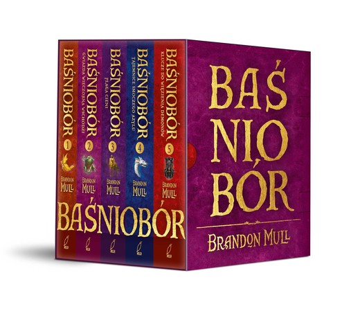 okładka Pakiet Baśniobór (barwione brzegi) książka | Brandon Mull