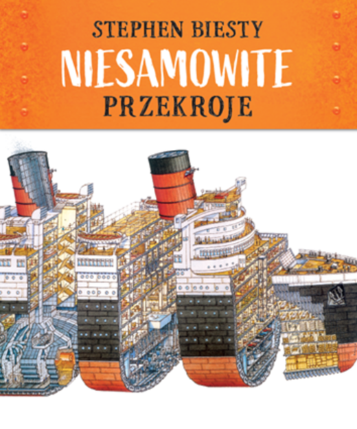 okładka Niesamowite przekroje książka | Biesty Stephen