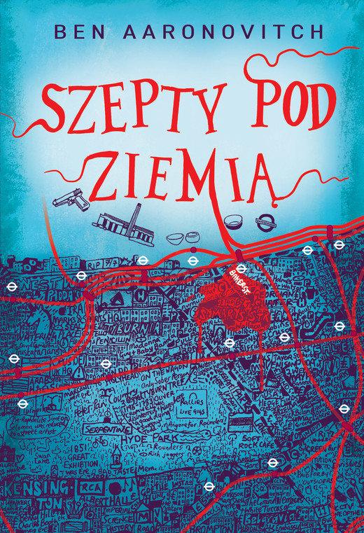 okładka Szepty pod ziemią. Peter Grant. Tom 3 książka | Ben Aaronovitch