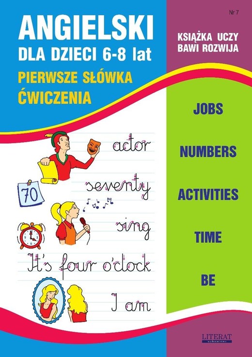 okładka Angielski dla dzieci 6-8 lat. Nr 7. Pierwsze... książka | Usowicz Joanna