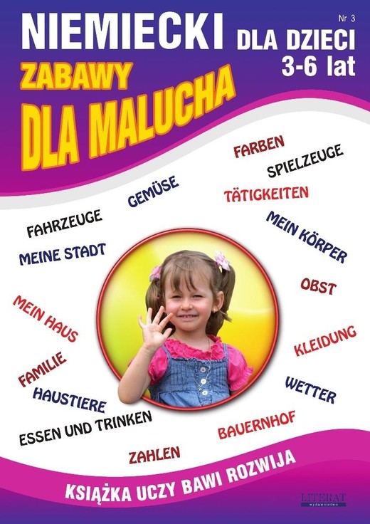 okładka Niemiecki dla dzieci 3-6 lat Nr 3 Zabawy dla... książka | Monika VonBasse, Katarzyna Piechocka-Empel