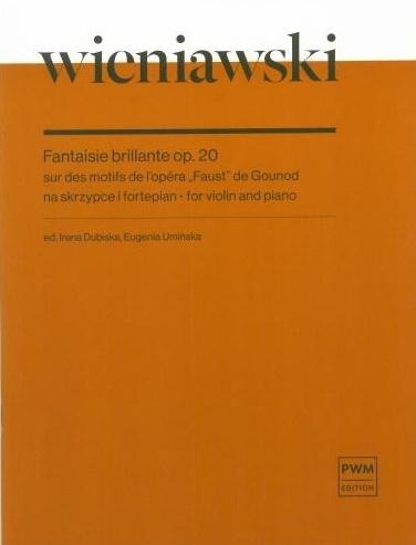 okładka Fantaisie brillante sur des motifs de l'opera... książka | Wieniawski Henryk