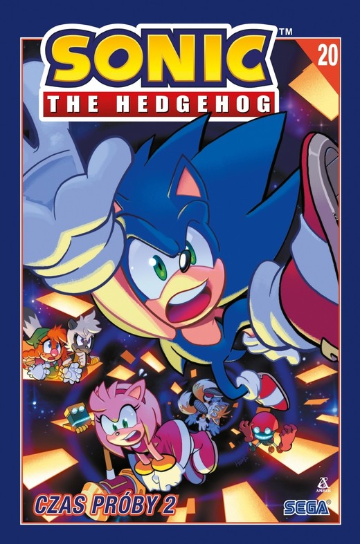 okładka Sonic the Hedgehog 20. Czas próby 2 książka | Adam BryceThomas, Bracardi Curry