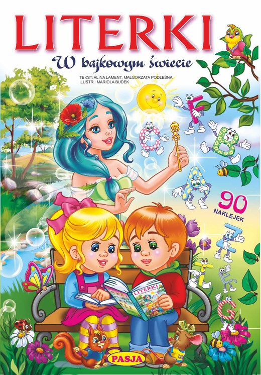 okładka Literki. W bajkowym świecie książka | Alina Lament, Budek Mariola, Podleśna Małgorzata