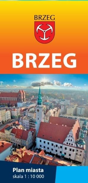 okładka Brzeg - plan miasta 1:10 000 książka | Praca Zbiorowa