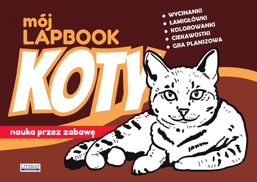 okładka Mój lapbook. Koty. Nauka przez zabawę książka | Beata Guzowska