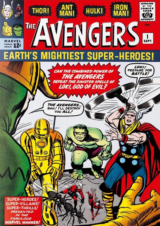 okładka Marvel Comics Library. Avengers. 1963-1965 wer. angielska książka | Opracowanie zbiorowe