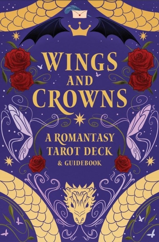 okładka Wings and Crowns: The Romantasy Tarot De książka | Regina DeSpada