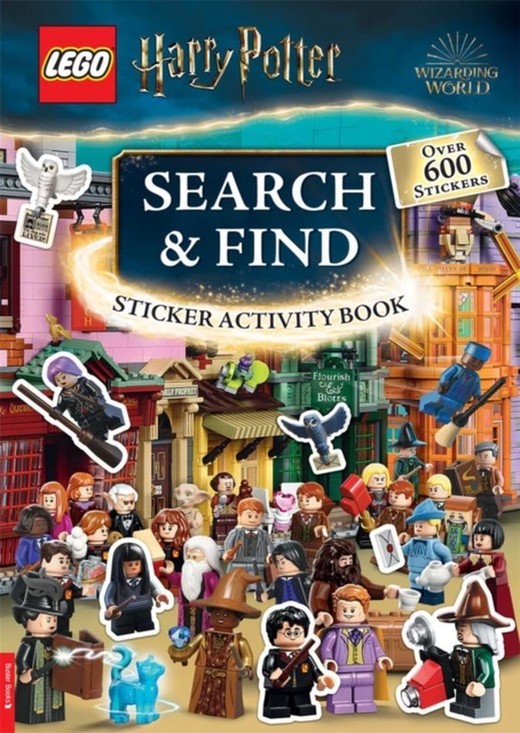okładka LEGO Harry Potter. Search & Find Stick książka | Buster Books, LEGO