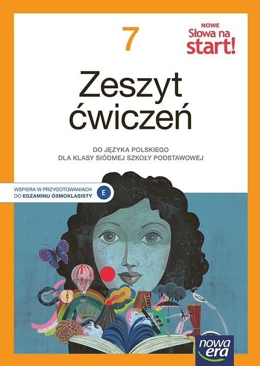 okładka J.Polski SP 7 Nowe Słowa na start neon ćw. 2026 książka | Praca Zbiorowa