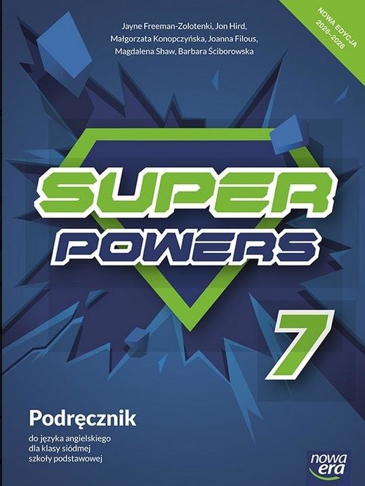 okładka Język angielski SP 7 Super powers neon podr. 2026 książka | Praca Zbiorowa