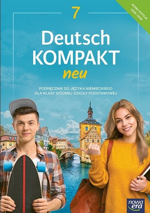 okładka J. niemiecki SP 7 Deutsch Kompakt neon podr. 2026 książka | Praca Zbiorowa