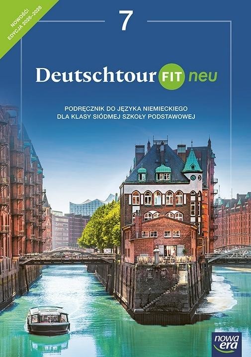 okładka J. niemiecki SP 7 Deutschtour Fit neon podr. 2026 książka | Praca Zbiorowa