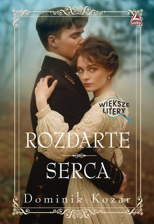 okładka Rozdarte serca Większe litery książka