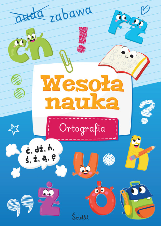 okładka Wesoła nauka. Ortografia książka | Sabina Piłat