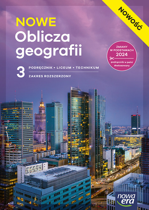 okładka Nowa Geografia NOWE OBLICZA GEOGRAFII podręcznik część 3 zakres rozszerzony EDYCJA 2026 książka | Tomasz Karasiewicz, Świtoniak Marcin