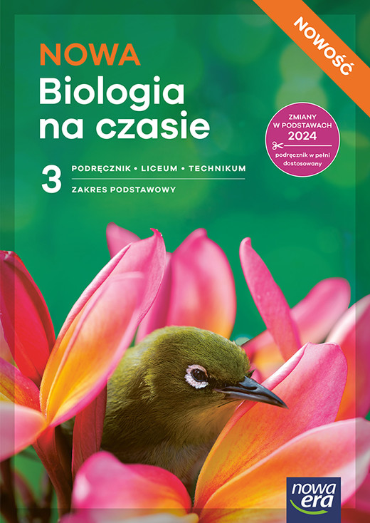 okładka Nowa Biologia NOWA BIOLOGIA NA CZASIE podręcznik część 3 zakres podstawowy EDYCJA 2026 książka | Holeczek Jolanta