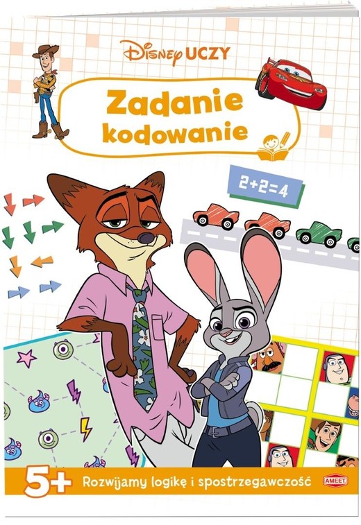 okładka Disney uczy. Zadanie kodowanie książka | Praca Zbiorowa