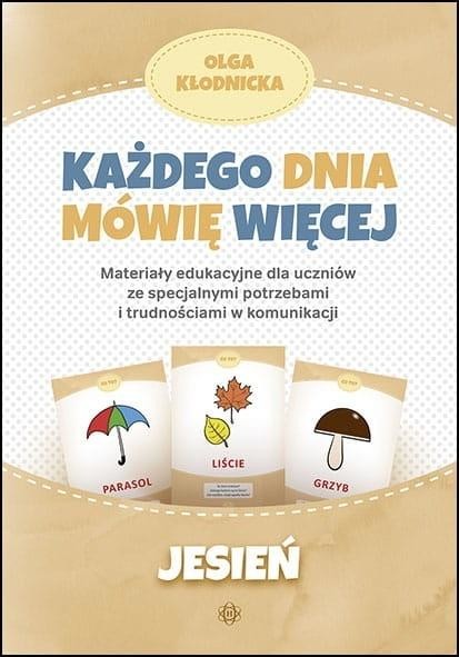 okładka Każdego dnia mówię więcej. Jesień książka | Olga Kłodnicka