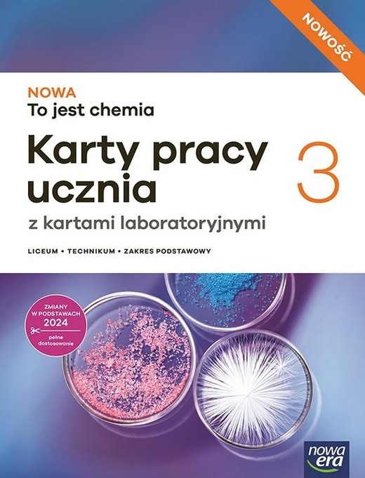 okładka Chemia LO 3 Nowa To jest chemia KP ucznia ZP książka | Praca Zbiorowa