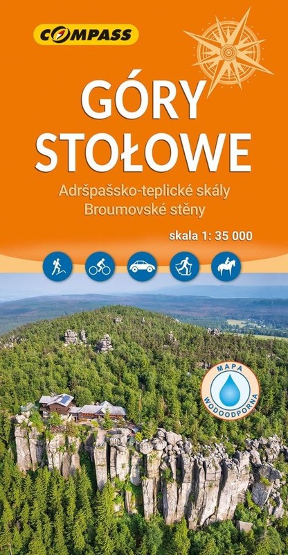 okładka Mapa turystyczna - Góry Stołowe 1:35 000 książka | Praca Zbiorowa