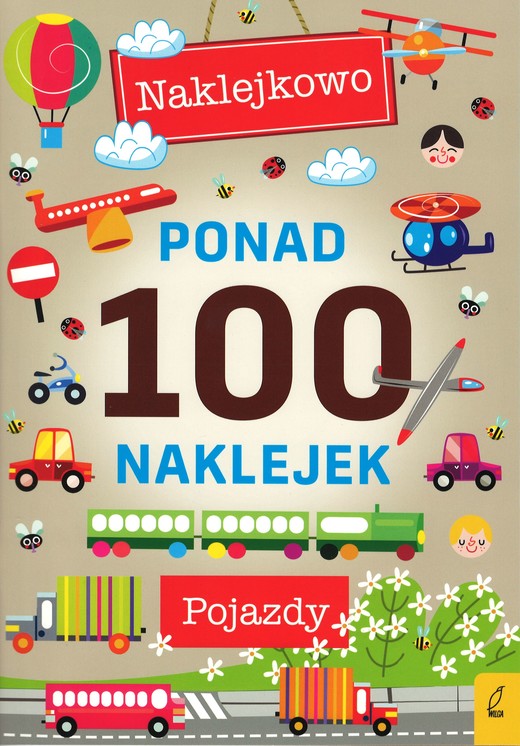 okładka Pojazdy Ponad 100 naklejek książka