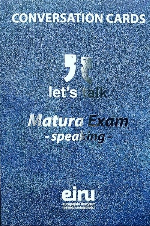 okładka Conversation Cards. Let`s talk. Matura Exam... książka | Ewa Drobek