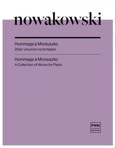 okładka Hommage a Moniuszko - zbiór utworów książka | Józef Nowakowski