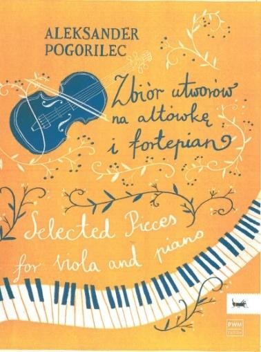 okładka Zbiór utworów na altówkę i fortepian książka | Aleksander Pogorilec