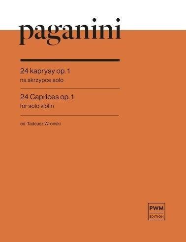 okładka 24 Kaprysy op.1 na skrzypce solo książka | Niccolo Paganini