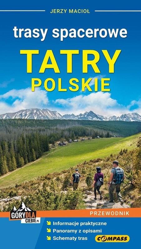 okładka Tatry Polskie - Trasy spacerowe książka | Macioł Jerzy