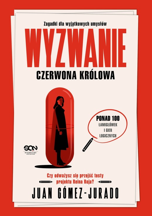 okładka Wyzwanie Czerwona Królowa. Zagadki dla wyjątkowych umysłów książka