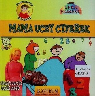 okładka Mama uczy cyferek +CD. Poznajemy cyferki książka | Lech Tkaczyk