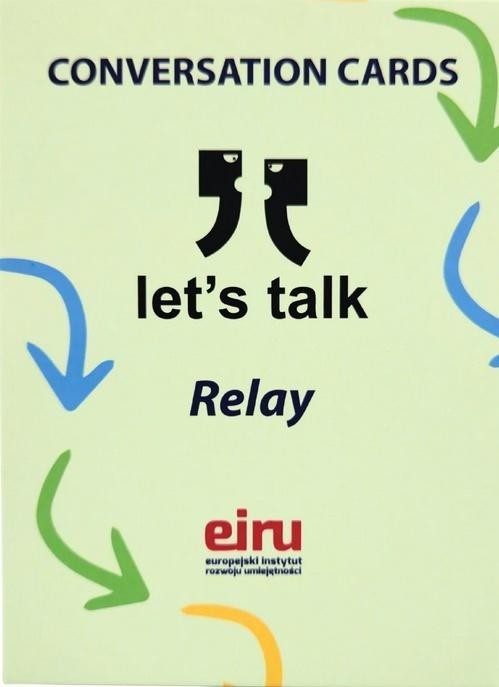 okładka Karty Konwersacyjne. Let's talk Relay książka | Praca Zbiorowa