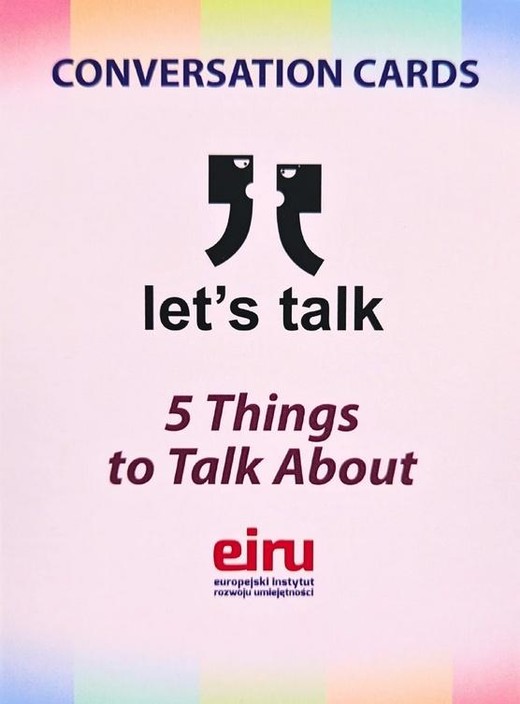 okładka Karty Konwersacyjne Let's talk 5 things to talk... książka | Praca Zbiorowa