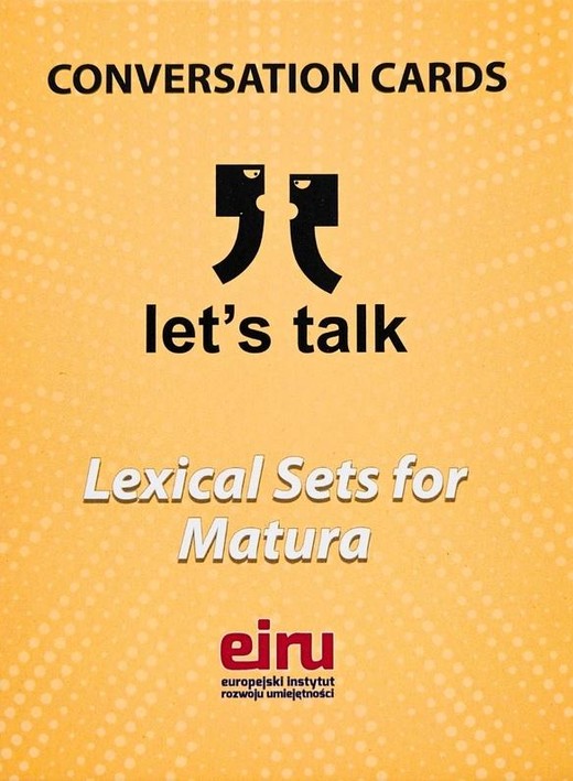 okładka Karty Konwersacyjne Let's talk Lexical Sets for... książka | Praca Zbiorowa