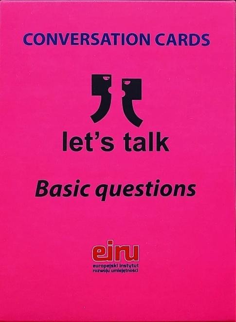 okładka Karty Konwersacyjne. Let's talk Basic questions książka | Praca Zbiorowa