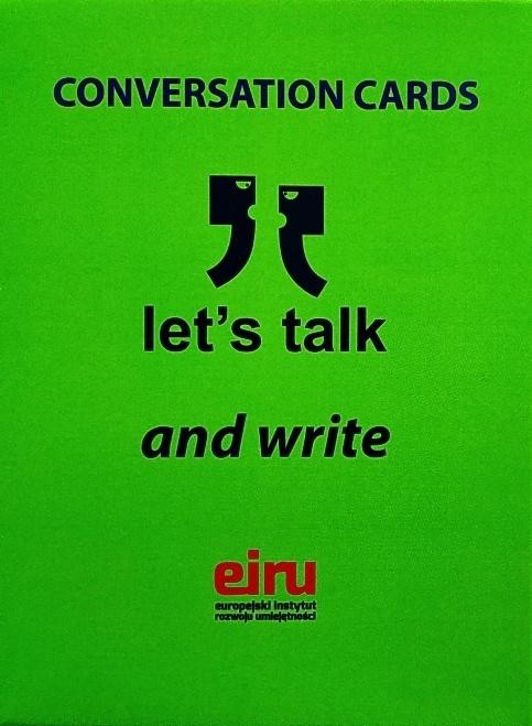 okładka Karty Konwersacyjne. Let's talk and write książka | Praca Zbiorowa
