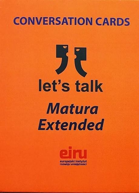okładka Karty Konwersacyjne. Let's talk Matura Extended książka | Praca Zbiorowa