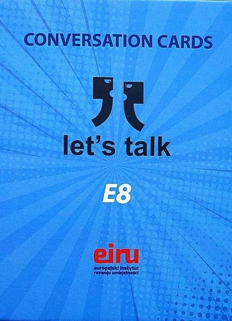 okładka Karty Konwersacyjne. Let's talk E8 książka | Praca Zbiorowa