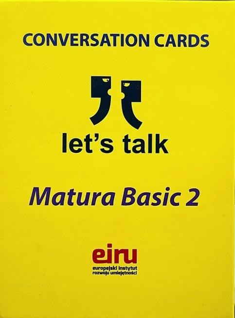 okładka Karty Konwersacyjne. Let's talk Matura Basic 2 książka | Praca Zbiorowa