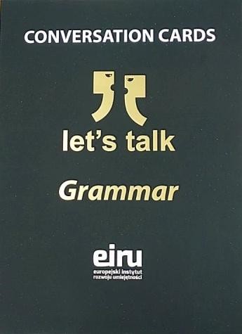 okładka Karty Konwersacyjne. Let's talk Grammar książka | Praca Zbiorowa