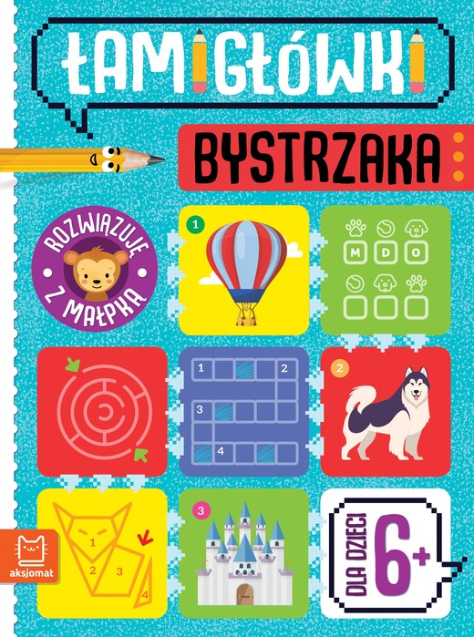 okładka Łamigłówki bystrzaka. Rozwiązuję z małpką. Od 6 lat książka | Beata Karlik