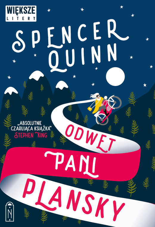 okładka Odwet Pani Plansky. Większe litery książka | Spencer Quinn