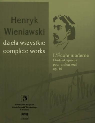 okładka L'Ecole moderne - Etudes-Caprices książka | Wieniawski Henryk