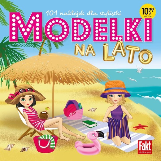 okładka Modelki Na lato. 121 naklejek dla stylistki książka | Praca Zbiorowa