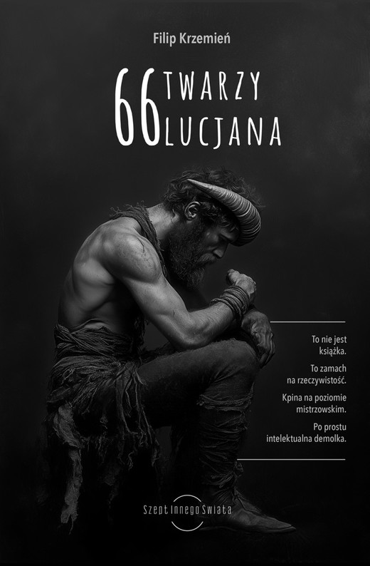 okładka 66 twarzy Lucjana książka | Krzemień Filip
