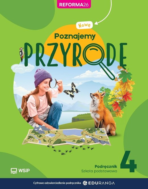 okładka Przyroda SP 4 Nowe poznajemy przyrodę podręcznik książka | Praca Zbiorowa